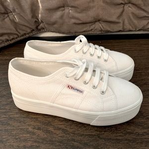 Superga plateform sneakers, perfect condition.